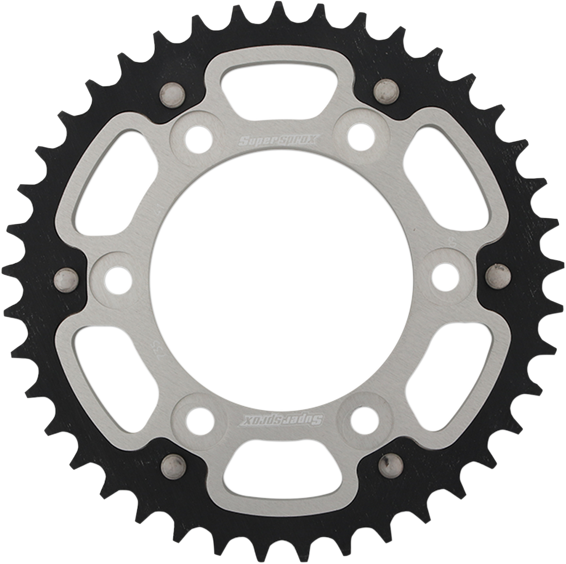 SUPERSPROX Stealth Rear Sprocket - 41 Tooth - Silver - Ducati RST-735-41-SLV