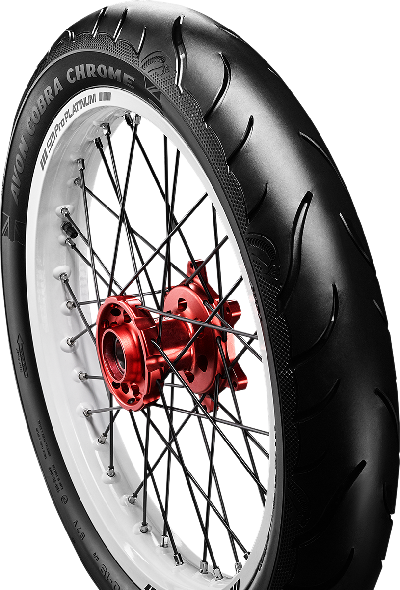 AVON Tire - Cobra Chrome AV91 - Front - 130/70R18 - 63V - Trike 638231