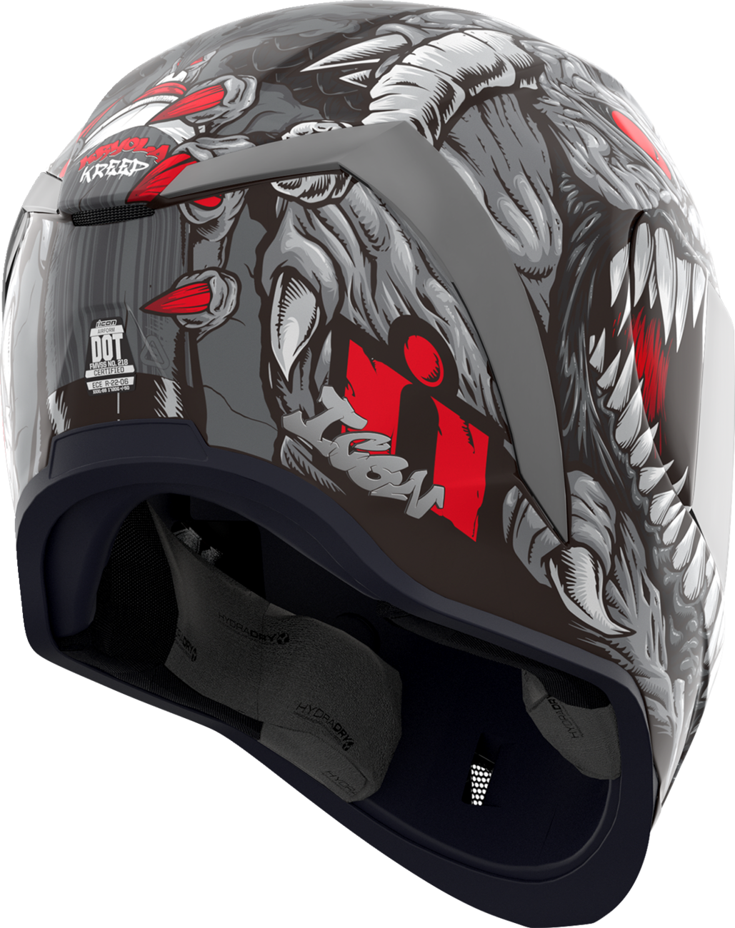 ICON Airform™ Helmet - Kryola Kreep - MIPS® - Silver - XL 10116957