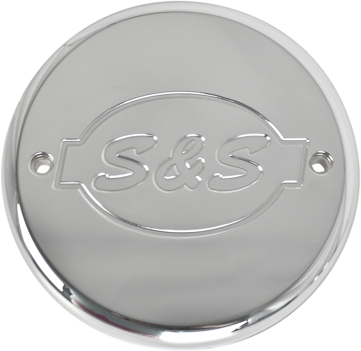 S&S CYCLE Air Cleaner Logo Cover - Chrome - Chief 170-0242