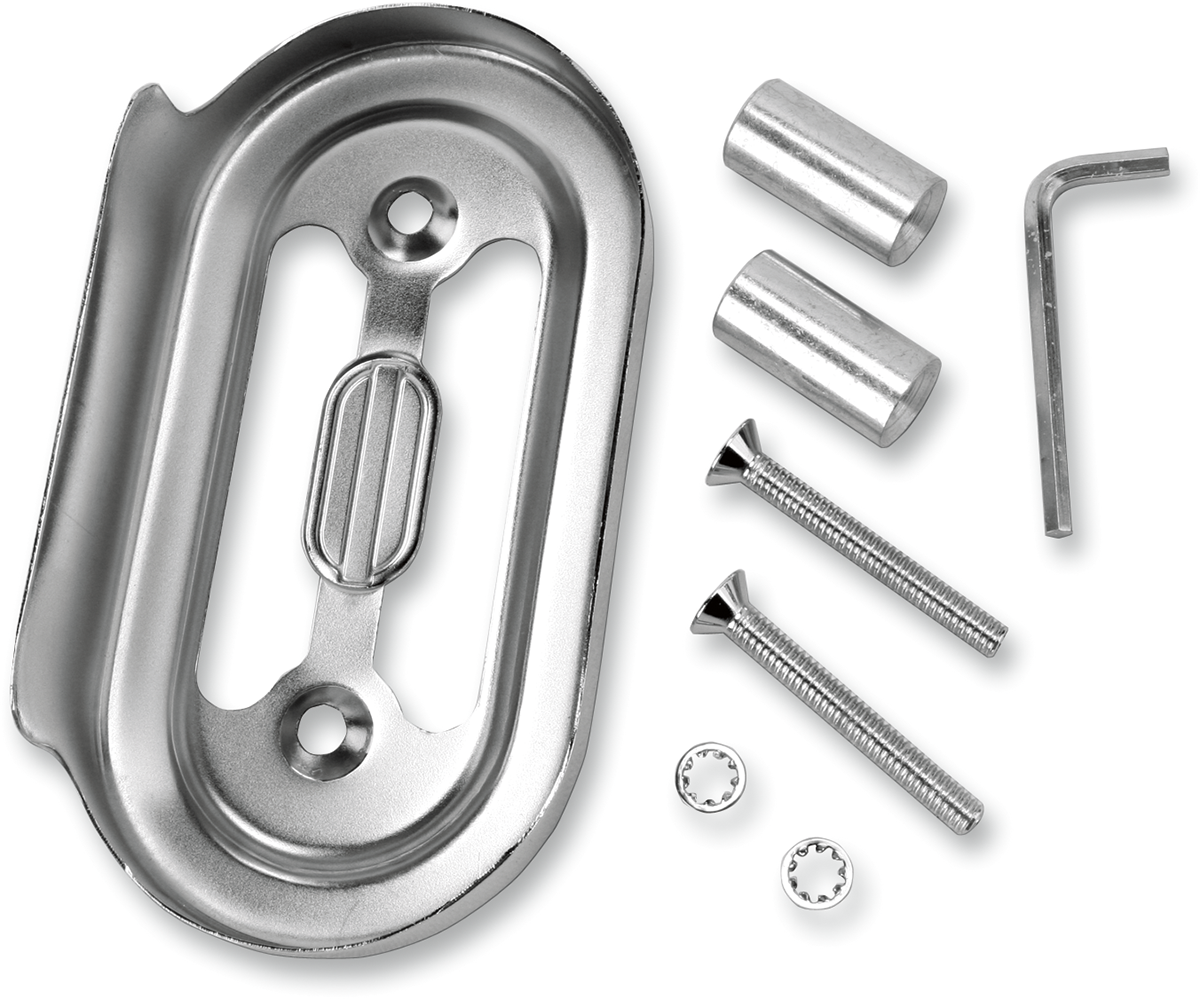 DRAG SPECIALTIES Regulator Cover -Harley Davidson - Chrome 19-0390