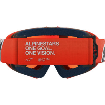 ALPINESTARS GOGGLES Youth Vision Goggle - Corp - Orange - Red Mirror 5140225-480