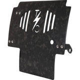 THRASHIN SUPPLY CO. Skid Plate - Carbon Fiber/Forged - With Black Brackets - FLHX/FLTRX TSC-3035-1