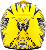 AFX FX-17Y Helmet - Butterfly - Matte Yellow - Small 0111-1393