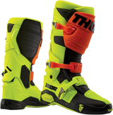 THOR Radial Boots Replacement Outsoles - Black/Yellow Fluorescent - Size 11 3430-0904