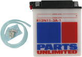 Parts Unlimited Conventional Battery 12n113a1