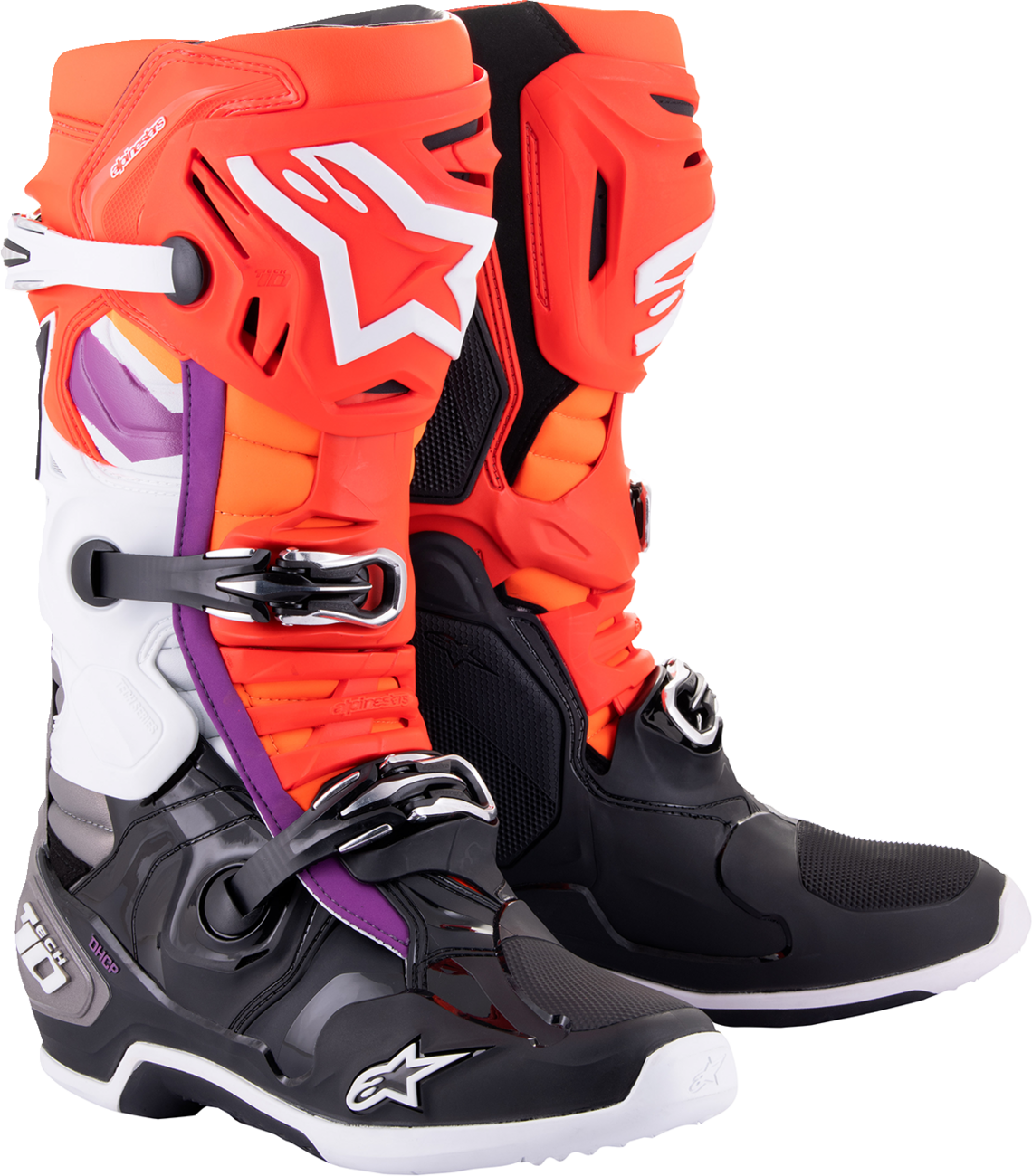 ALPINESTARS Tech 10 Boots - Black/Red/Orange/White - US 12 2010020-1332-12