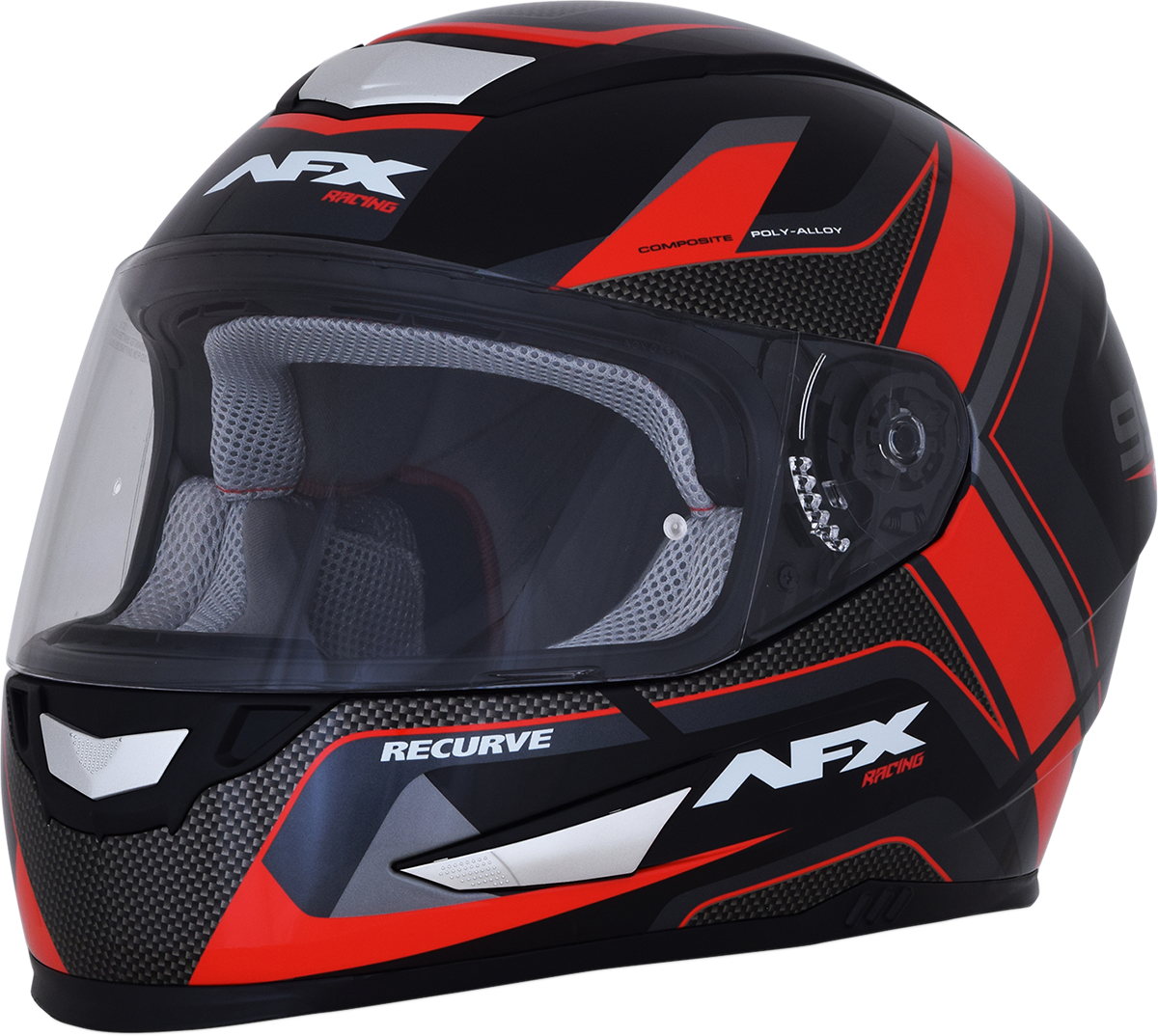 AFX FX-99 Helmet - Recurve - Black/Red - XL 0101-11114