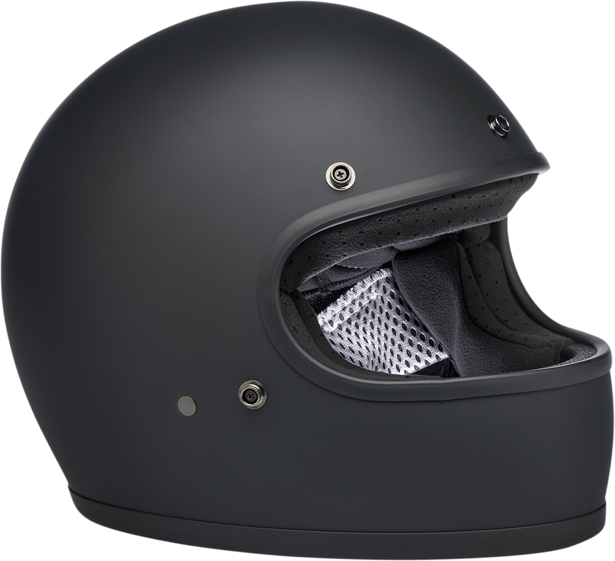 BILTWELL Gringo Helmet - Flat Black Factory - XS 1002-638-101