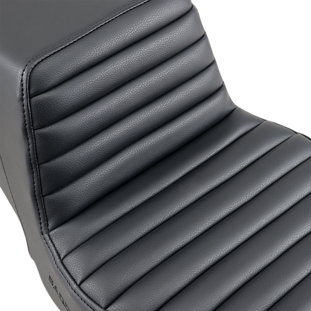 SADDLEMEN Step-Up Seat - Front Tuck-n-Roll - Black - FLHR/FLHX 897-06-171