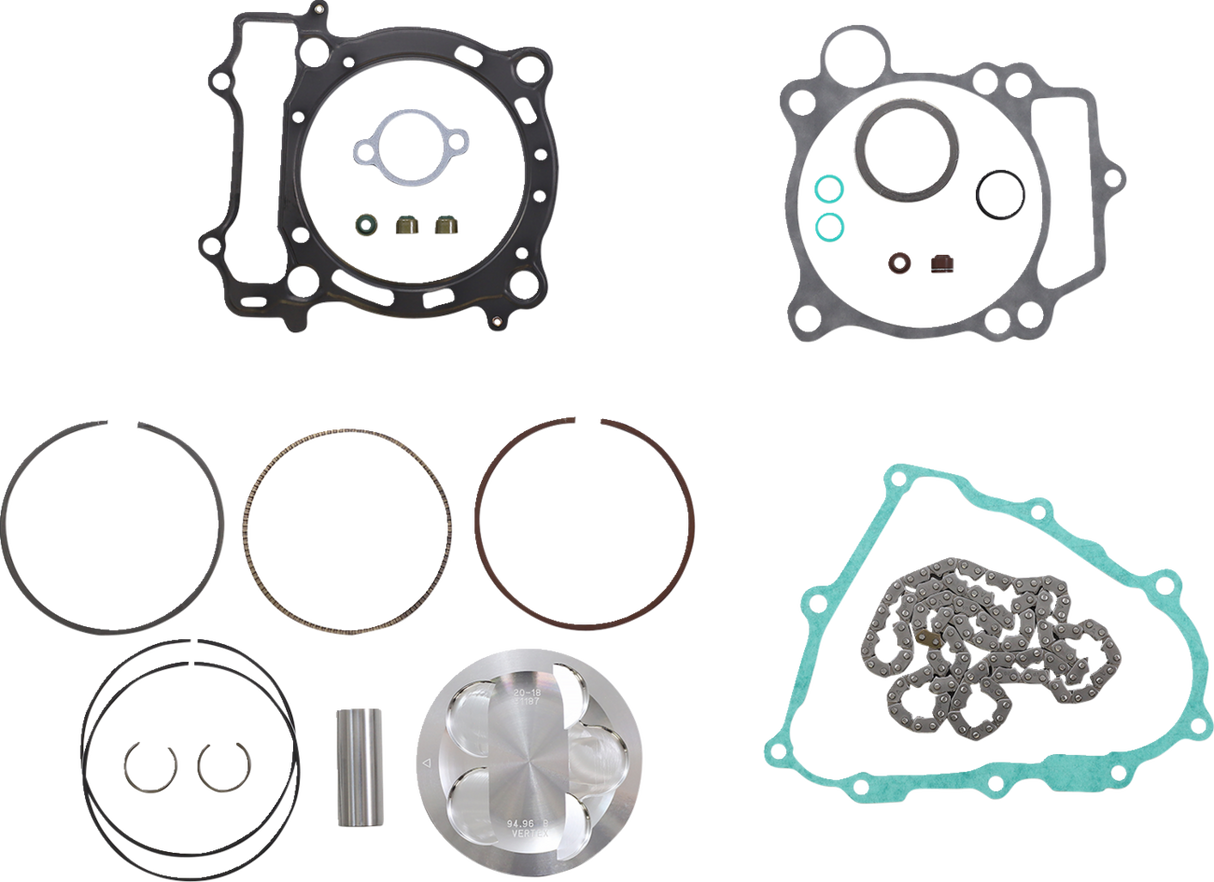 VERTEX Piston Kit - High Compression VTKTC23551B