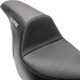 SLYFOX Slyfox Seat - Gray Logo - Smooth Vinyl - Carbon Fiber - FL '18-'24  0802-1590