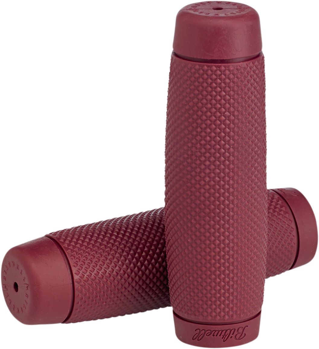 BILTWELL Grips - Recoil - 1" - Oxblood 6703-0301