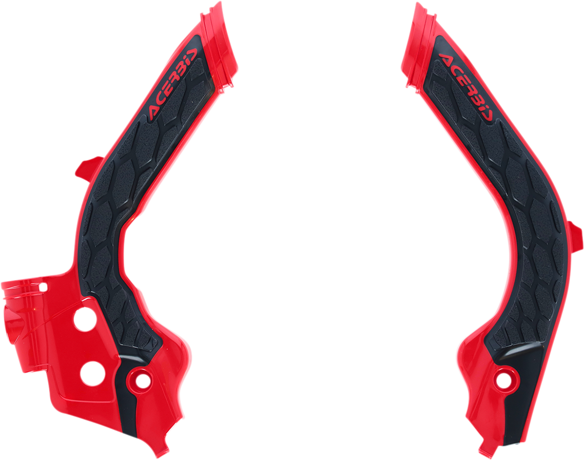 ACERBIS X-Grip Frame Guards - Red/Black 2733451018