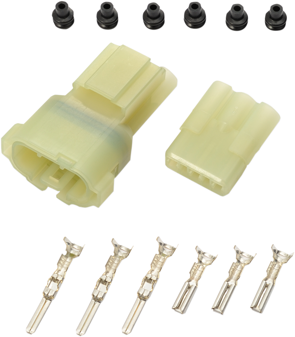 SHINDY Multi-Conductor Electrical Connectors - Three-Pin - Water-Resistant 16-623