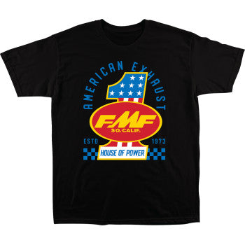 FMF America First T-Shirt - Black - Large HO25118906BLKLG