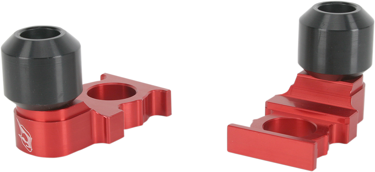 DRIVEN RACING Axle Block Sliders - Honda - Red DRAX-103-RD