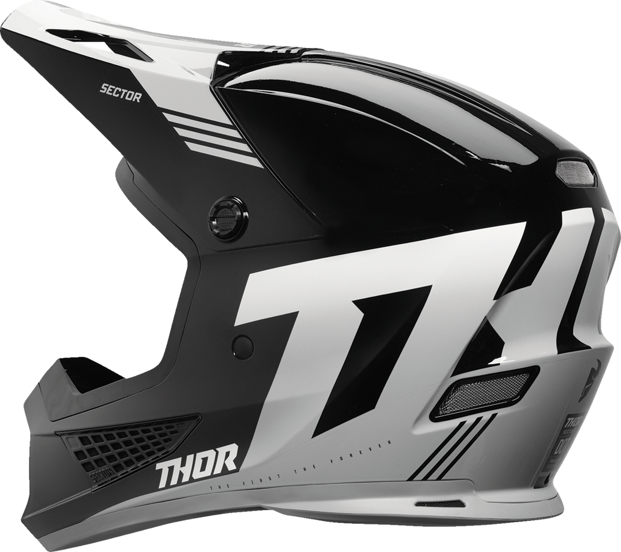 THOR Sector 2 Helmet - Carve - Black/White - Small 0110-8114