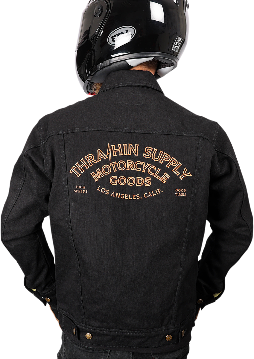 THRASHIN SUPPLY CO. Highway Jacket - Black - Medium TMJ-01-09