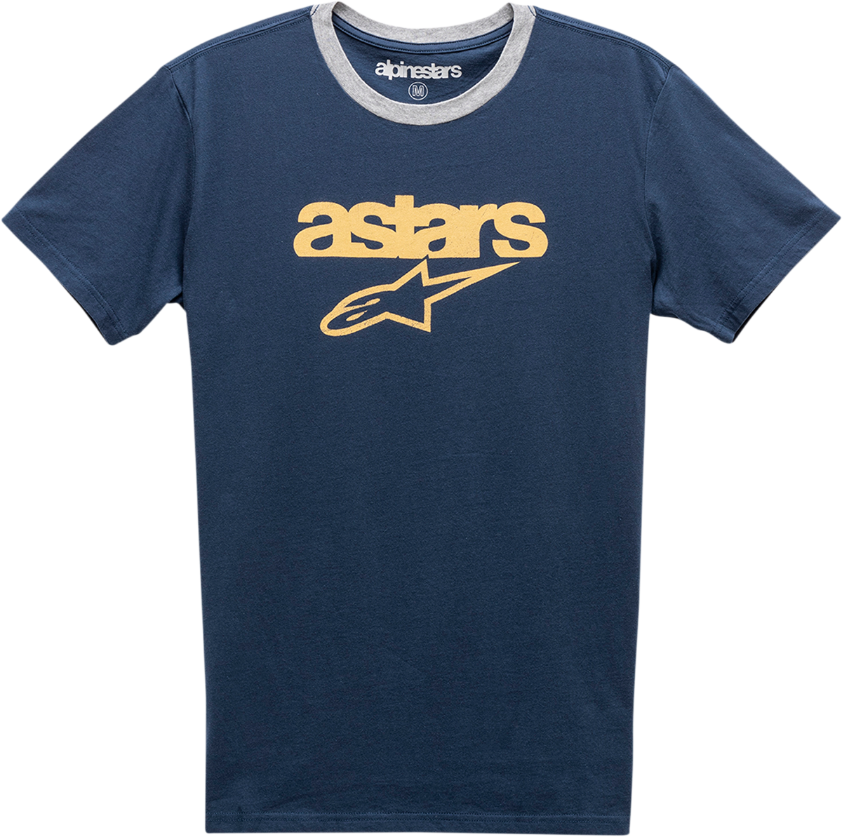 ALPINESTARS Match T-Shirt - Navy/Heather Gray - Large 1211740107026L