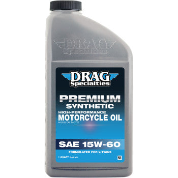 DRAG SPECIALTIES OIL Synthetic Engine Oil - 15W-60 - 1 U.S. quart 900-610