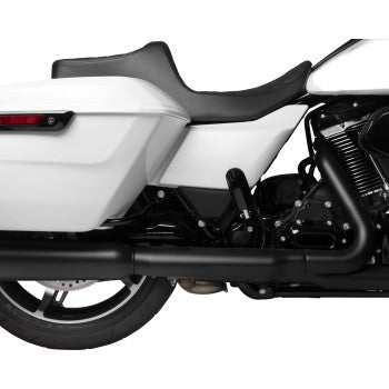 DRAG SPECIALTIES Predator III Seat - Double Diamond - Black - FLT/FLH '23-'24 0801-1918