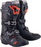 ALPINESTARS Tech 10 Boots - Black/Red Fluorescent - US 7 2010020-1030-7