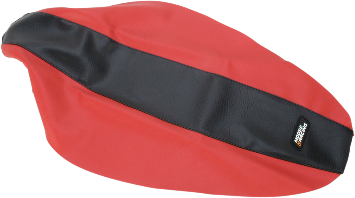 MOOSE RACING Seat Cover - Red/Black - Honda CR12500-13