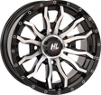 HIGH LIFTER Wheel - HL21 - Front/Rear - Gloss Black w/Machined - 22x7 - 4/137 - 4+3 (+10 mm) 22HL21-1137