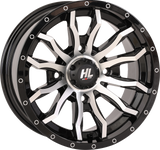 HIGH LIFTER Wheel - HL21 - Front/Rear - Gloss Black w/Machined - 22x7 - 4/137 - 4+3 (+10 mm) 22HL21-1137