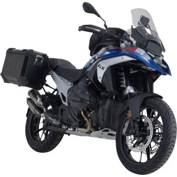 SW-MOTECH KFT.07.975.70000/B TRAX ADV Aluminum Case System - Black - BMW R 1300 GS '24