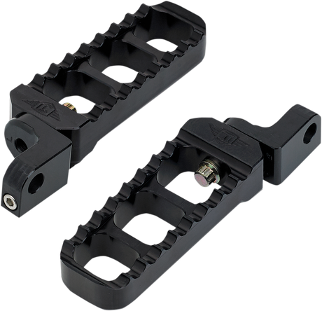 JOKER MACHINE Adjustable Serrated Long Footpegs - Black - XL 08-61-3B