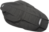 SDG 6-Ribbed Seat Cover - Black Ribs/Black Top/Black Sides 95923