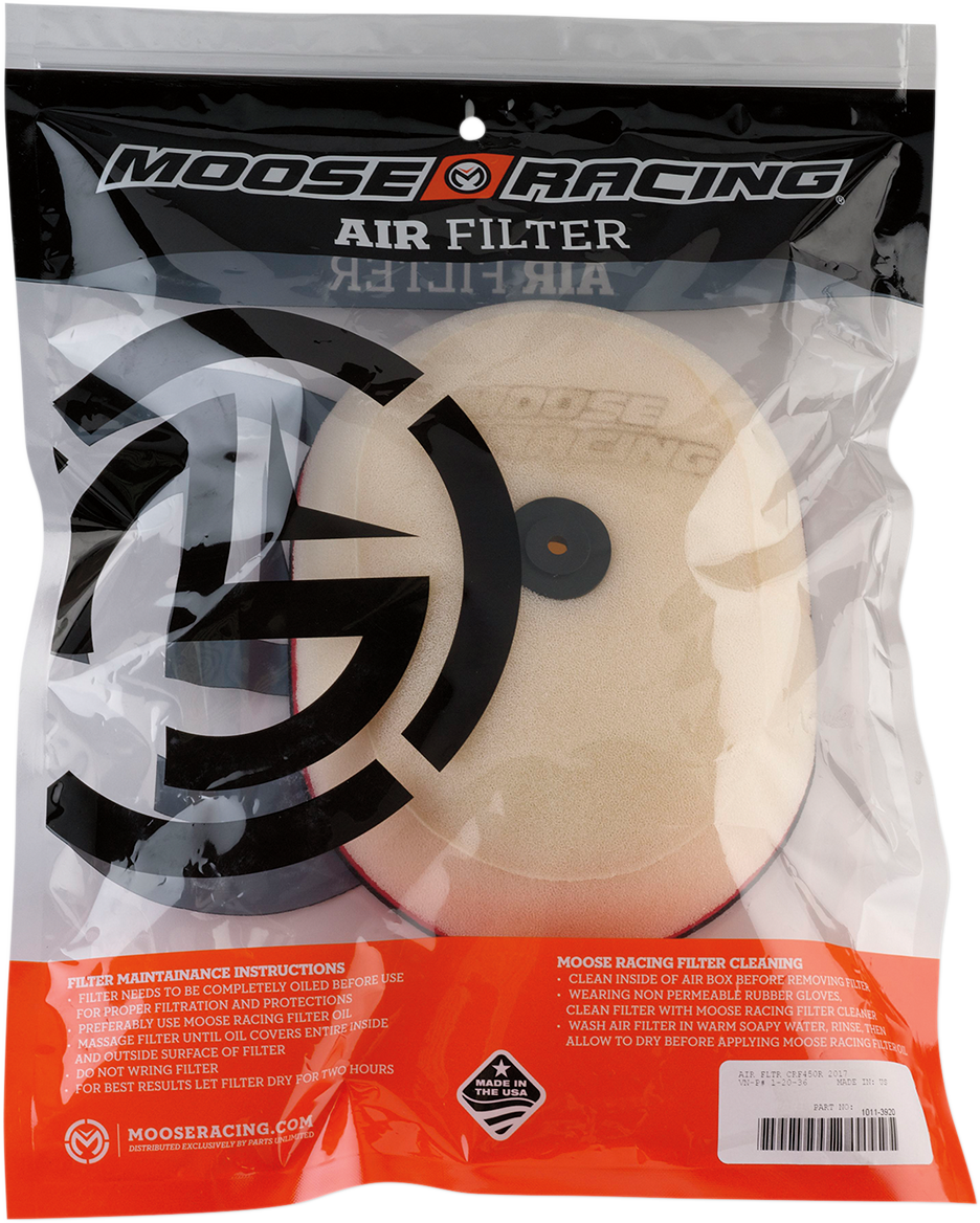 MOOSE RACING Filter Air - CRF450R 1-20-36