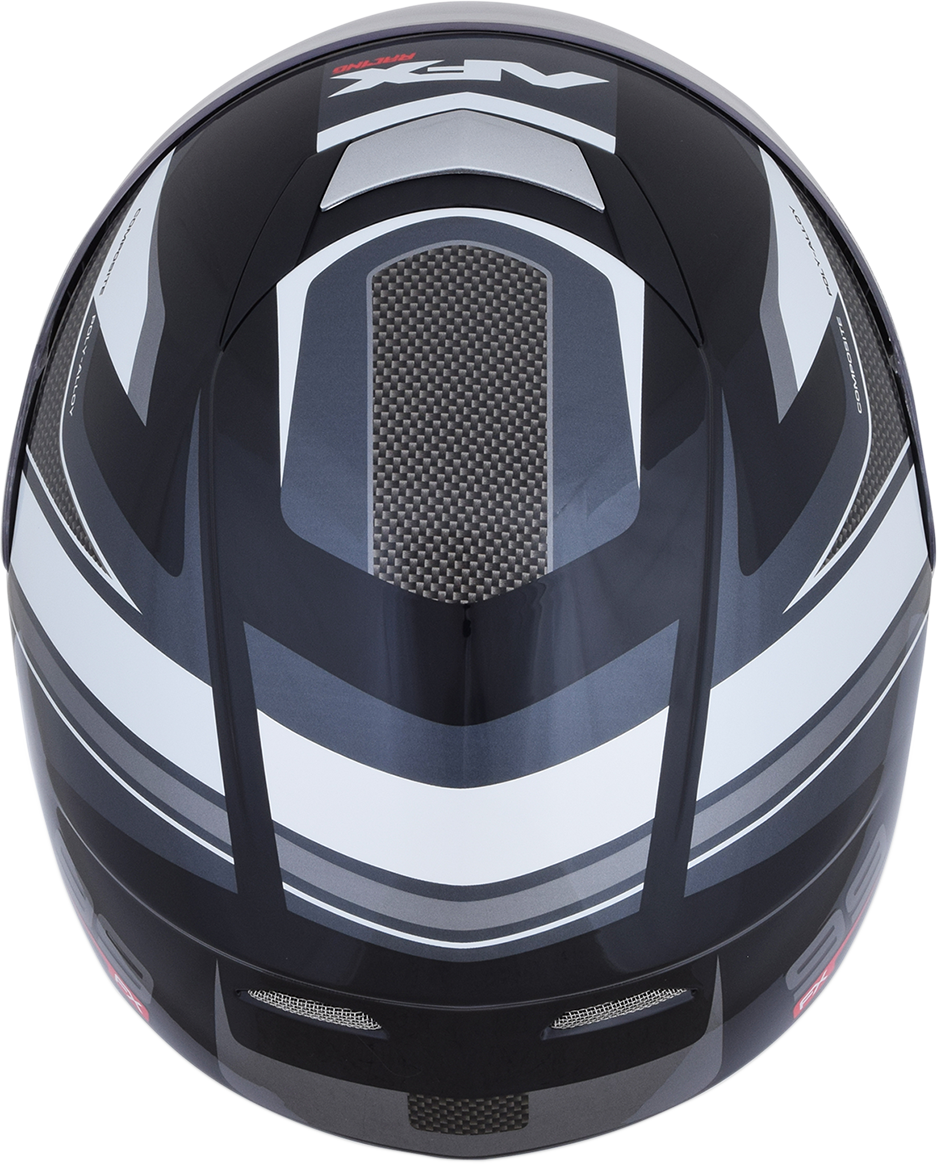 AFX FX-99 Helmet - Recurve - Black/White - Large 0101-11118