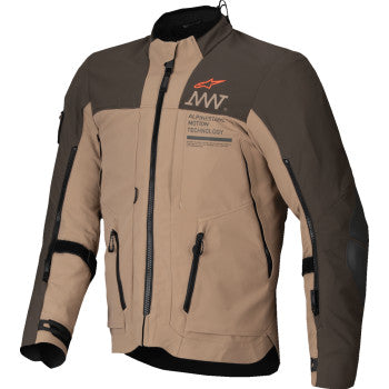 ALPINESTARS AMT-8 Stretch Drystar® XF Jacket - Dark Brown/Dark Khaki - 3XL  3200425-8018-3XL