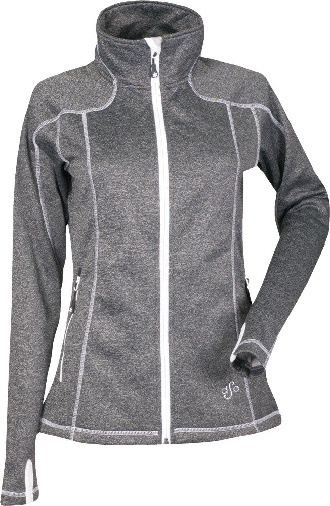 DSG Performance Fleece Black Heather/White Sm 35327