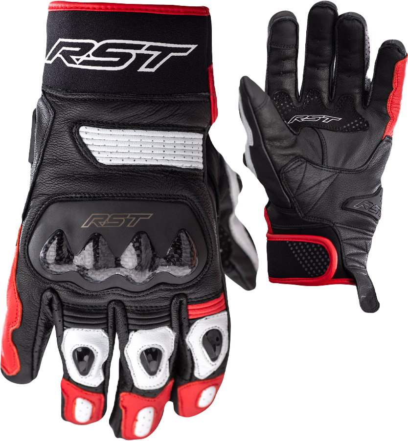 RST Freestyle 2 Ce Glove Black/Red/White Sm 102671RED-08