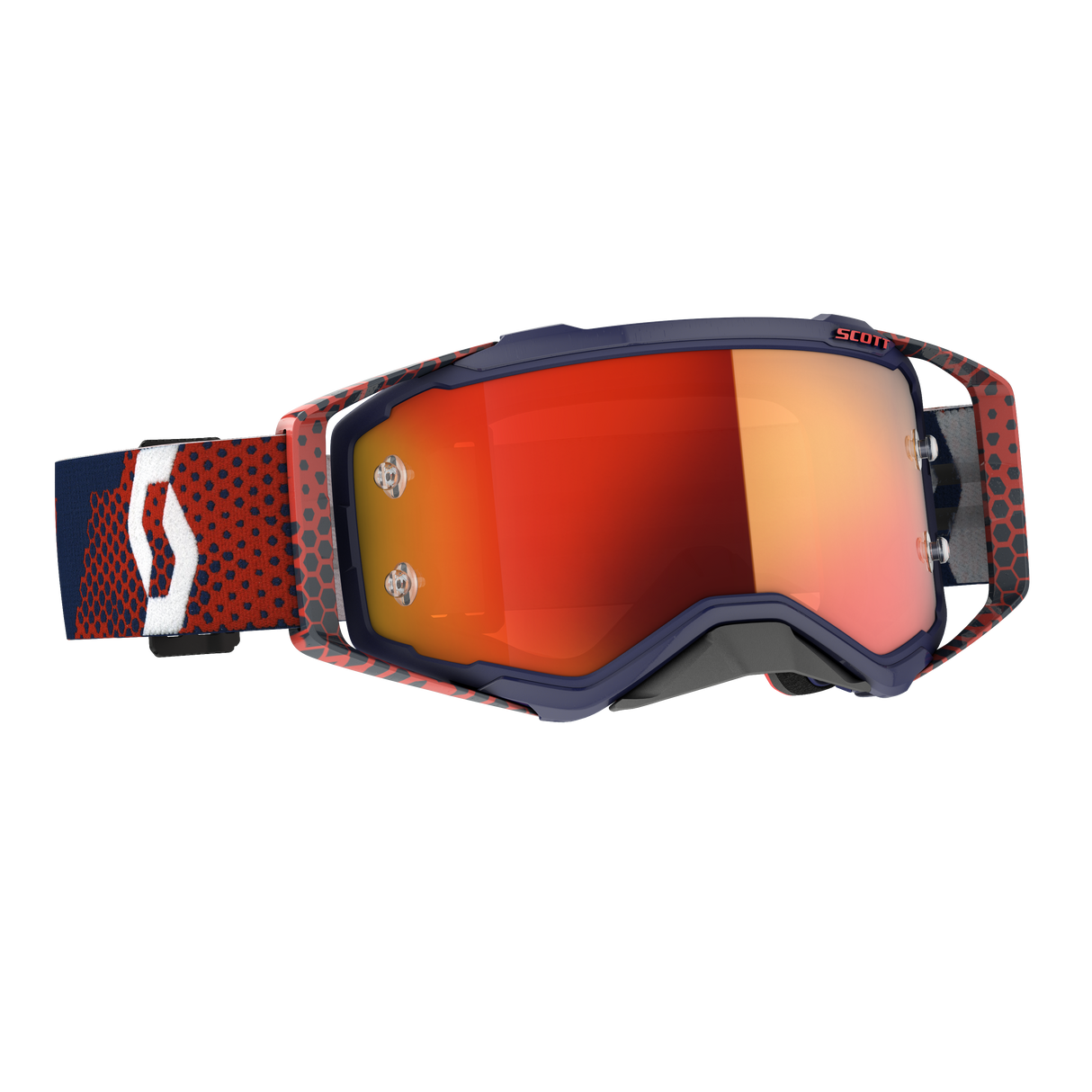 SCOTT Prospect Goggle Red/Blue Orange Chrome Works Lens 272821-1228280