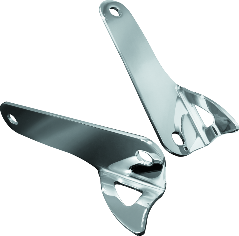 Kuryakyn Teardrop Tie Down Brackets 00-13 Touring Models Chrome 924