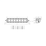 Rigid Industries Revolve 50in Bar w/Amber Trim Ring 451613