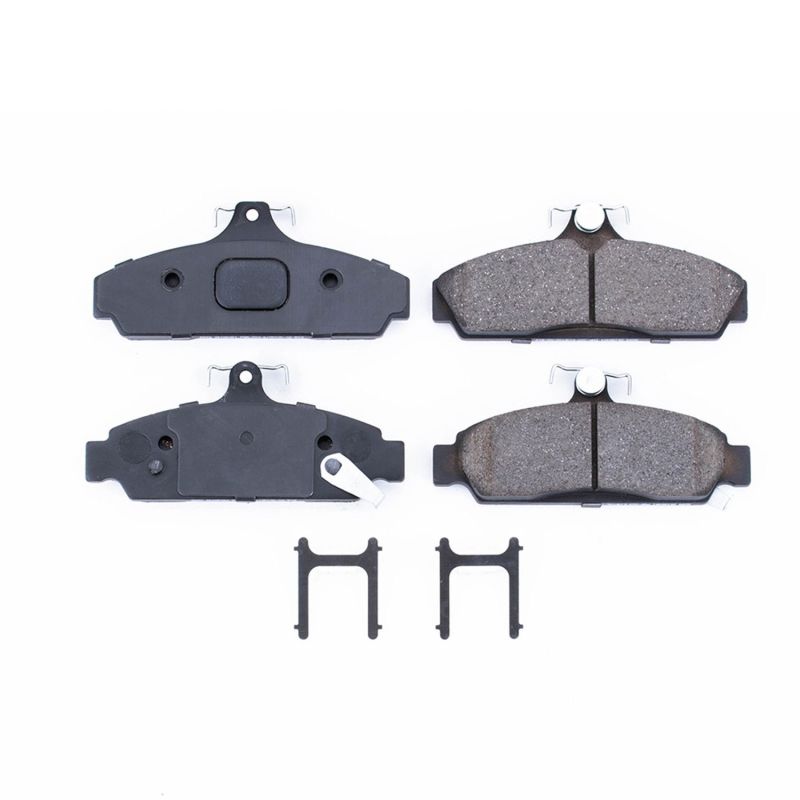 Power Stop 84-87 Chevrolet Corvette Front Z17 Evolution Ceramic Brake Pads w/Hardware