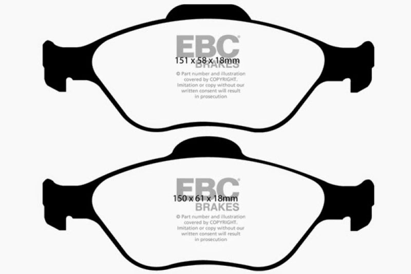 EBC 08+ Lotus 2-Eleven 1.8 Supercharged Greenstuff Front Brake Pads DP2197/2