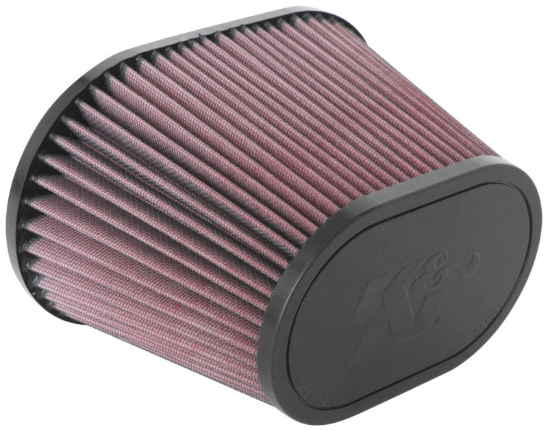 K&N Universal Clamp-On Air Filter 3.5in Flg ID x 8.5x5.25in B OD x 6.25x4in T OD x 5.5in H RU-5040