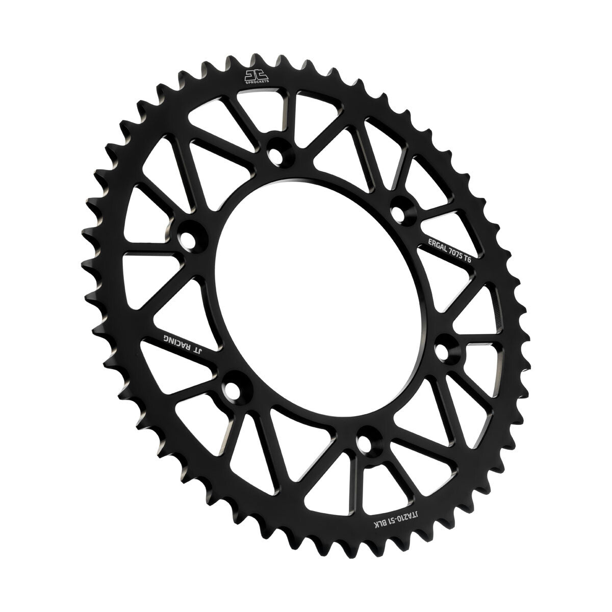 JTRear Racelite Sprocket Alum 51t-520 Blk Beta/HonJTA210.51BLK