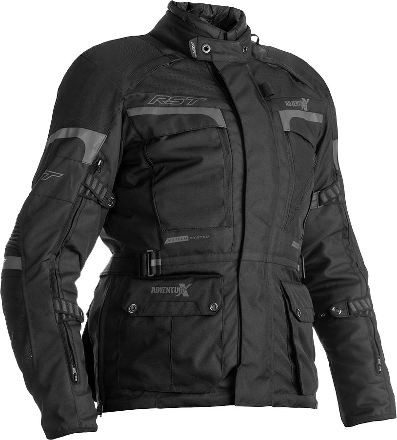 RST Ladies Pro Series Adventure-X Ce Jacket Blk/Blk Textile Xs 102380BLK-08