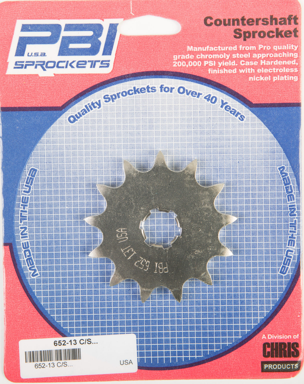 PBIFront Cs Sprocket Steel 13t-520 Kaw/Suz/Yam652-13