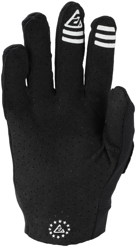 Answer 25 Aerlite Gloves Black/White Youth - Large 442809