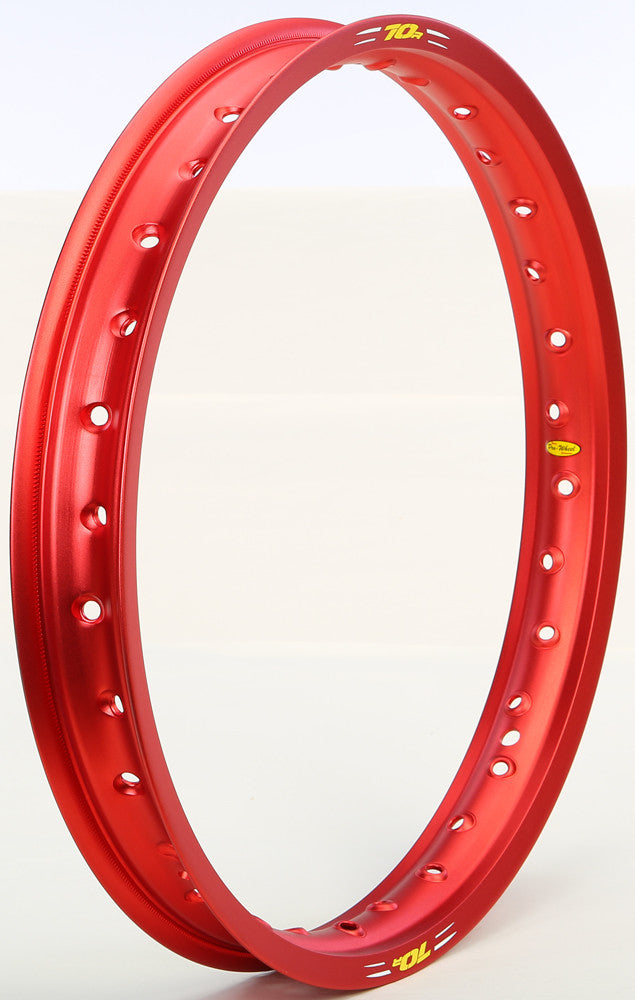 PRO-WHEEL 2.15x19 36h Yz/Kx450 Rim-R-70 Matte Red 16-192YKRD