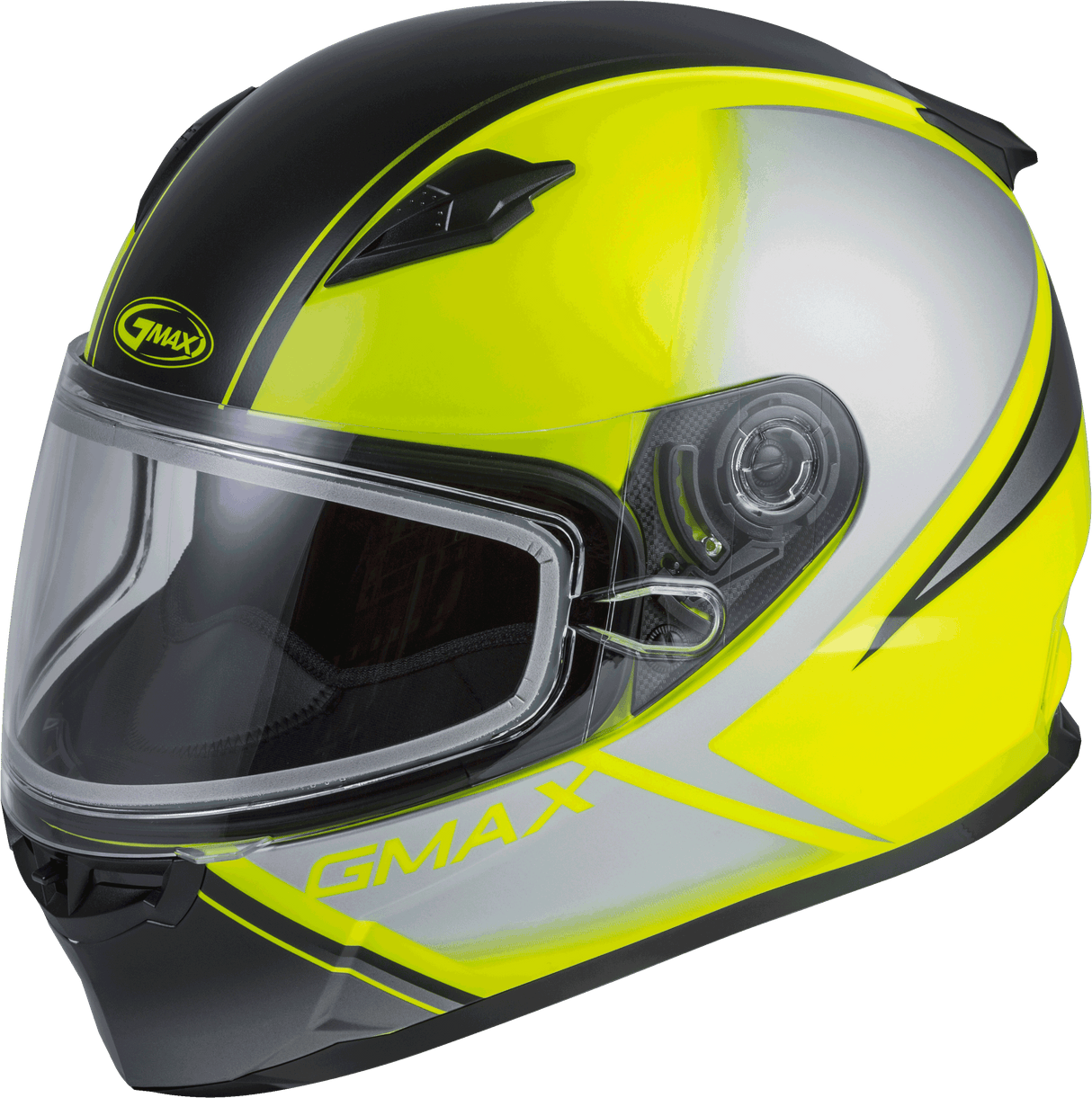 GMAX Youth Gm-49y Hail Snow Helmet Matte Hi-Vis/Black/Grey Yl G2492742